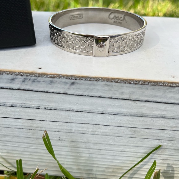 Authentic Silver Coach Bangle Y2K - Picture 11 of 12